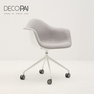 chaise en aluminium 4 étoiles moderne loisirs design célèbre salle à manger chaise de restaurant de salon fauteuil avec <span class=keywords><strong>roulette</strong></span> - Product Image 2
