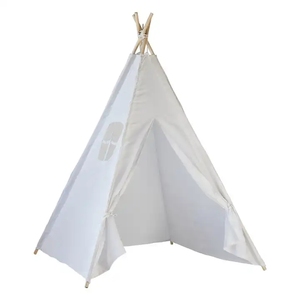 Tienda de campaña tipi plegable de algodón natural para niños, para playa, jardín o juegos infantiles - Product Image 3
