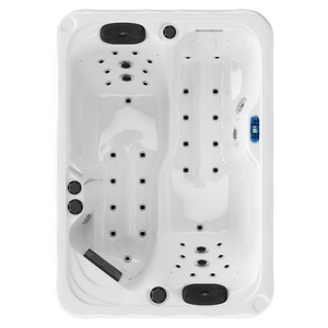 Best Seller 41-Jet Luxury Outdoor Spa Bañera de hidromasaje Jacuzzis <span class=keywords><strong>con</strong></span> 2 <span class=keywords><strong>tumbonas</strong></span> Diseño moderno para villas Suministro al por mayor - Product Image 1