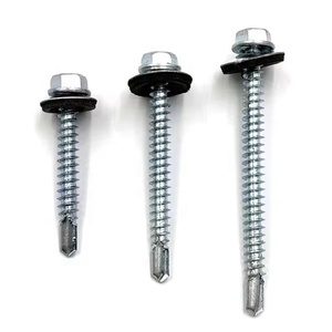 <span class=keywords><strong>Tornillos</strong></span> Autoperforantes con Cabeza Hexagonal, Zincados, M6.3, con Arandela EPDM para Paneles Sándwich de Chapa Metálica - Product Image 1