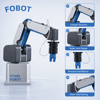 Bras robotisé 4 axes FOBOT FT500, solution d'automatisation intégrée de SI professionnelle pour l'emballage alimentaire et cosmétique