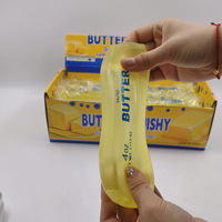 Jouet anti-stress réaliste en forme de beurre, super doux, à remontée lente, extensible, pour enfants et adultes