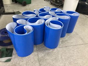 Fabrika doğrudan satış gıda sınıfı mavi yassı bantlı taşıyıcı tahıl taşımak için kullanılır - Product Image 3