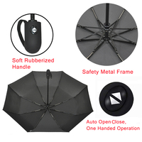 Parapluie pliant automatique, ouvert et fermeture automatique, dispositif promotion à trois plis avec impression de Logo