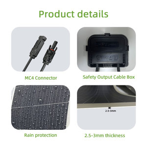 Panneau solaire flexible <span class=keywords><strong>photovoltaïque</strong></span> en gros, panneau solaire flexible en <span class=keywords><strong>film</strong></span> mince ETFE, panneau solaire flexible 100w 200w 250w 300w 400w - Product Image 3