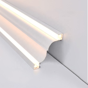 <span class=keywords><strong>Profilo</strong></span> <span class=keywords><strong>LED</strong></span> in Alluminio OEM per Strisce Luminose, Canalina Flessibile da Incasso per Cartongesso e Soffitto, Ideale per Hotel - Product Image 1