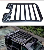 Plateforme de toit modifiée Jetour Traveler/ShanHai T2 en alliage d'aluminium, nouvelle échelle latérale d'accès, kit d'installation à vis noires
