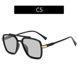 Nuovi Occhiali da Sole a Doppia Montatura con Lenti Cangianti, Stile Iron Man, Occhiali da Sole e Anti-Luce Blu per <span class=keywords><strong>Uomo</strong></span> - Product Image 4