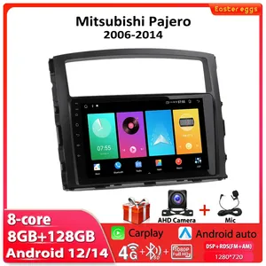 <span class=keywords><strong>Autoradio</strong></span> Carplay Android Auto pour Mitsubishi Pajero 2006-2014, lecteur multimédia vidéo, stéréo 2din, écran IPS, unité principale, WIFI 4G - Product Image 1