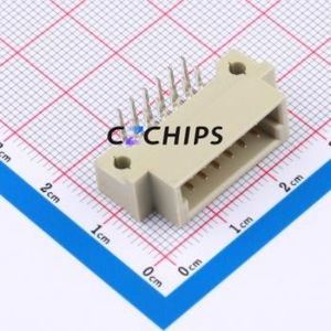 9001-35121C00A DIN41612 Connector Bent Lead Through Hole,P=2.54mm Connector 12P 2 2.54mm Right Angle Insert - Product Image 1