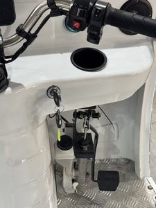 Tuk Tuk a Tre Ruote con Carrozzeria Aperta, Triciclo Elettrico <span class=keywords><strong>Taxi</strong></span> per 6 Passeggeri, Carico Utile 420kg, Motore 3000W, Batteria 60V, Velocità 50-70km/h, Autonomia 90km - Product Image 2