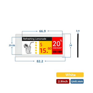 Etiqueta Electrónica de Precio Digital ESL de Alta Calidad, 6 Piezas, 2.9'', Ultrafina, con Pantalla NFC de Papel Electrónico, para Supermercados y Comercios Minoristas - Product Image 3
