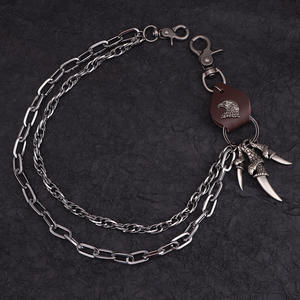 Cadena de Cintura Unisex con Colgante de Águila en Aleación de Zinc, Estilo Punk, Accesorio de Moda Casual, Diseño de Doble Anillo - Product Image 6
