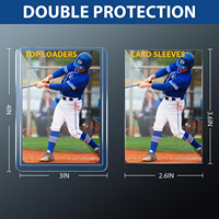 Faible MOQ, Prix de Gros, Emballage Personnalisé, Conception Gratuite, Matériaux Premium, Protège-cartes 3x4 pouces pour Cartes à Collectionner TCG