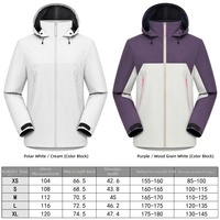 Veste imperméable à capuche pour homme, coupe-vent, colorblock, pour la randonnée en montagne, le camping, le ski et le trekking