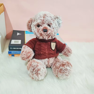 Cute <b>Small</b> Bear Plush Toy, Strawberry Bear, Sweater Bear, <b>Teddy</b> Bear, Claw Machine Doll, Holiday Gift - Product Image 2