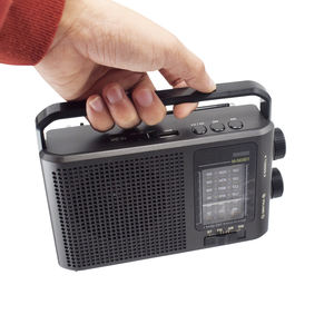 بيع بالجملة من المصنع تصميم كلاسيكي للمنزل في الهواء الطلق FM AM SW راديو <span class=keywords><strong>USB</strong></span> SD بطاقة اللعب مع مصباح يدوي - Product Image 4