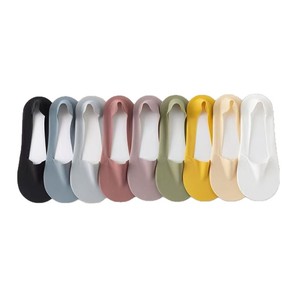 Women's Summer Thin Solid Color Boat <b>Socks</b> Non-Slip Low Cut Invisible <b>Socks</b> For Shoes - Product Image 5