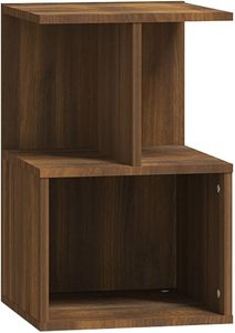 MAYHOME <strong>Bedside</strong> <strong>Cabinets</strong> Bedroom Nightstand End Table Telephone Stand Side Table Bed Drawer <strong>Cabinet</strong> with Storage Brown <strong>Oak</strong> - Product Image 3