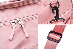 Sac de voyage de sport de grande capacité OEM sac de <span class=keywords><strong>yoga</strong></span> rose sac de sport avec poche sèche et humide et chaussures - Product Image 5