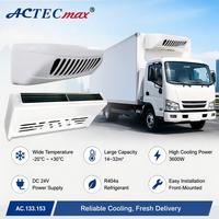 Unité de Réfrigération pour Camion Électrique 200V-800V pour Transport de Viande et Fruits de Mer Surgelés, Modèle AC.133.153, Unité Réfrigérante Split à Montage Frontal 6100W