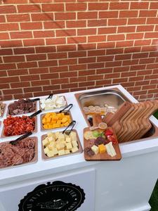 Carrito de comida de madera moderno y personalizado, snack bar portátil <span class=keywords><strong>para</strong></span> exterior, hotel, parque, <span class=keywords><strong>catering</strong></span>, diseño de panel de madera <span class=keywords><strong>para</strong></span> uso en sala de estar - Product Image 5