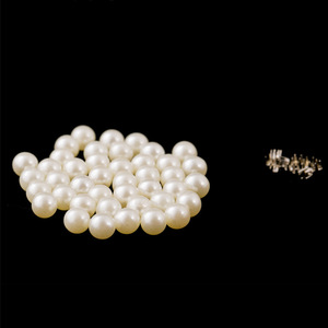 Hebillas de acrílico con pedrería de imitación de perlas para accesorios de jeans al por mayor - Product Image 1