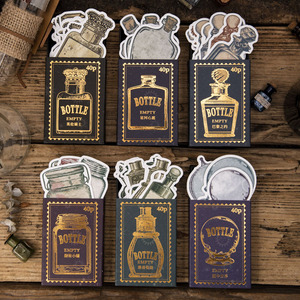 ขวดดับเพลิงรถบรรทุกขนาดเล็ก40ชิ้น/แพ็คหมายเหตุขวดบรรจุกล่องวัสดุบัญชีมือตกแต่งข้อความ6รุ่น - Product Image 3