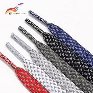 Cordons de chaussures en Polyester pour la course, accessoire de sport plat et réfléchissant, personnalisé, nouveau motif athlétique - Product Image 6