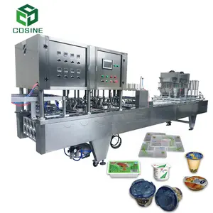 Automatic 4000 bph water bottling plant piston manufacturing machines communion cup with wafer filling machine