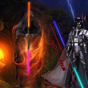 RGB lightsaber ใบมีดสั้น58ซม. สำหรับเด็กบลาสเตอร์สตั๊นต์แบบซาวนต์มีไฟเปลี่ยนสีได้20สีของเล่นสำหรับเด็ก - Product Image 4
