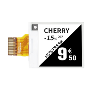 1.54 màu đen trắng <span class=keywords><strong>E</strong></span> giấy đơn sắc bán lẻ ESL thông minh đồng hồ <span class=keywords><strong>E</strong></span>-ink Màn hình epaper hiển thị - Product Image 1