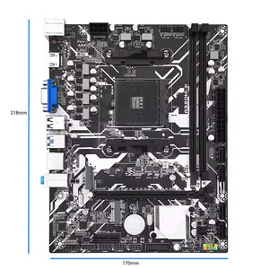 เมนบอร์ดเกมมิ่งสำหรับเดสก์ท็อป AM4 ชิปเซ็ต A320 ขายดี พร้อมพอร์ต HD VGA CMOS รองรับหน่วยความจำ DDR4 ช่องเชื่อมต่อฮาร์ดไดรฟ์  เมนบอร์ดใหม่เอี่ยม - Product Image 4