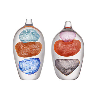 Tre colori all'interno di un paio di <span class=keywords><strong>oggetti</strong></span> decorativi di cristallo di arte <span class=keywords><strong>vintage</strong></span> decorazione <span class=keywords><strong>per</strong></span> <span class=keywords><strong>la</strong></span> <span class=keywords><strong>casa</strong></span> - Product Image 5