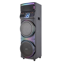 Speaker Party MT-1286B Berkualitas Tinggi, Daya Besar, Dual 12'' BT dengan Lampu RGB untuk Luar Ruangan, Acara Berkumpul, Pesta Rumah, dan Luar Ruangan