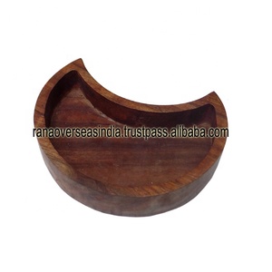 Bandeja de madera decorativa con forma de Luna, para cristales, piedras, reloj, pendientes, pulseras, anillo - Product Image 2