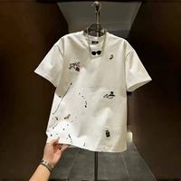 T-shirt pour homme de marque personnalisée, nouveau design de mode, imprimé décontracté, 100% coton, t-shirt de sport décontracté