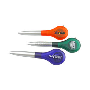Großhandel Custom Logo Stifte Kugelschreiber 3 in 1 Multifunktion ale Kunststoff clip Kugelschreiber mit Maßband - Product Image 1