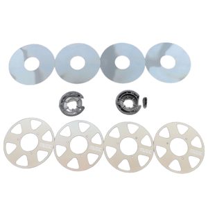Factory Direct Complete Set Yellow Music Metal Cassette Reel Disc <b>Kit</b> with Positioning Hub and Anti-Slip Film for <b>DIY</b> Tape - Product Image 2