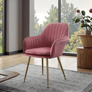 <span class=keywords><strong>Sedie</strong></span> Imbottite di Lusso per Soggiorno, Poltrone Relax per Camera da Letto, <span class=keywords><strong>Sedie</strong></span> in Velluto Trapuntato per Sala da Pranzo - Product Image 1