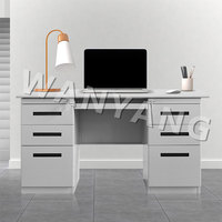 Mobilier moderne métal contemporain simple tiroirs ordinateur lampe personnel pas cher travail personnalisé table poste de travail bureau à domicile bureau bureau