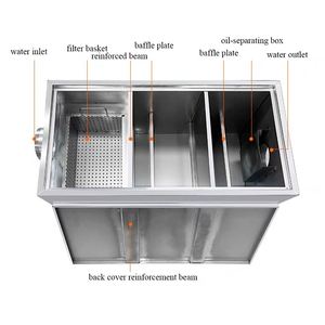 Trampa de Grasa Automática para Cocina de Restaurante 304/Máquina Comercial de Limpieza de Interceptores de Aceite - Product Image 2