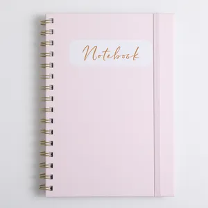 Custom High Quality Notebook New Design A5 Hardcover Spiral Binding Notebooks For Student