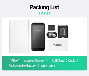 PDA intelligent Android 4G de 6 pouces, NFC, UHF, IP67, robuste, scanner de codes-barres portable, téléphone mobile fonctionnant via CPU WiFi - Product Image 4