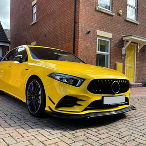 Spoiler avant pour Mercedes-Benz Classe A W177 2019-2022 <span class=keywords><strong>A180</strong></span> A200 A35 <span class=keywords><strong>AMG</strong></span>, modification de style extérieur - Product Image 3