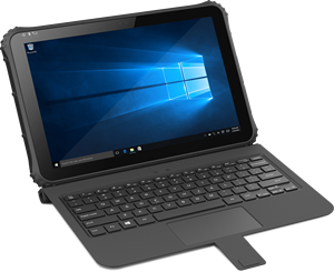 Giá rẻ nhất nhà máy 12.2inch Intel Win 11 Pro 16GB + 512GB 4 gam Rugged máy tính bảng IP65 Rugged Tab với RJ45 NFC Bàn phím xe chủ - Product Image 1