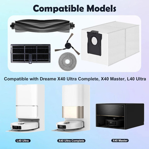 X40 Ultra complet Master Maintenance Set brosse latérale principale filtre vadrouille sac à poussière pour Dreame <span class=keywords><strong>aspirateur</strong></span> pièces utilisation de remplacement - Product Image 3