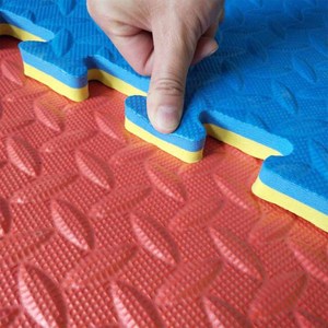 Tapis de sport en mousse EVA de 25 mm d'épaisseur, 100x100 cm, emboîtables, imperméables, écologiques, antidérapants, durables, légers, pour arts martiaux - Product Image 4