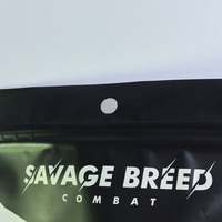 Pochette refermable en aluminium mat, résistante à l'humidité, avec poignée pour femme, emballage en plastique avec fermeture à glissière