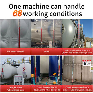 مقياس مستوى مغناطيسي بفلوب مغناطيسي لخزان غاز البترول المسال SS316L مع شاشة عرض عن بعد، مقياس مستوى مغناطيسي بفلوب مغناطيسي لخزان الماء والزيت بفلنجة SS304 4-20mA - Product Image 4